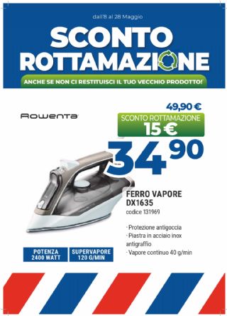 FERRO A VAPORE ROWENTA DX1635
